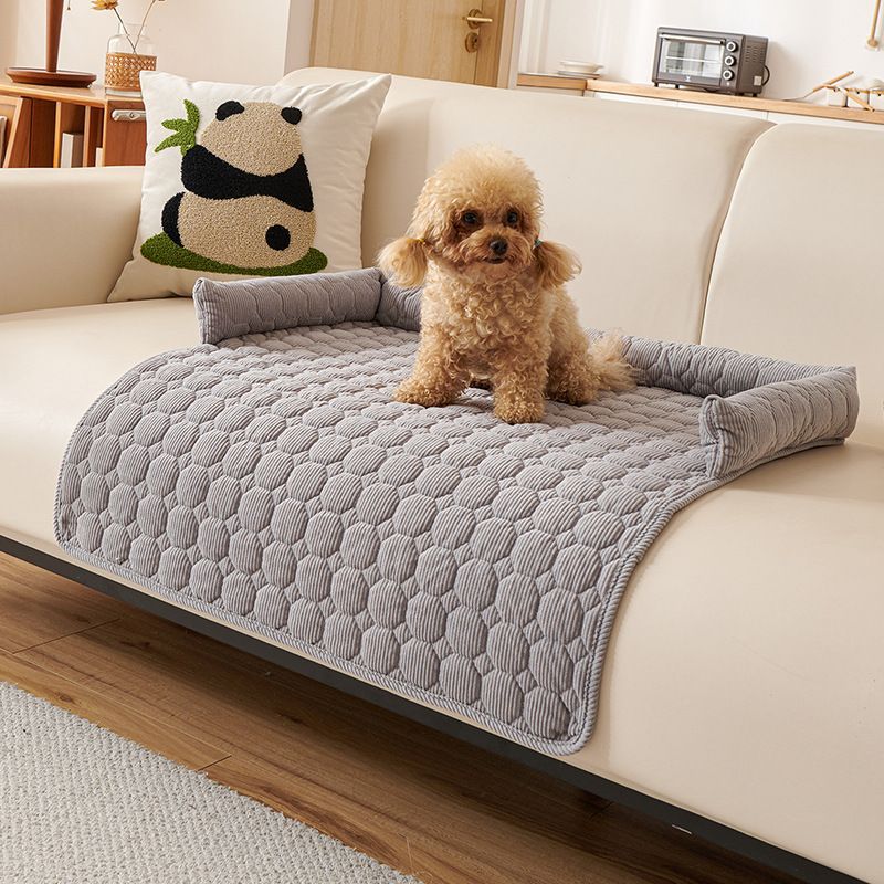 Quilted Pet Sofa Cushion | All-Season Comfort Bed for Cats & Dogs