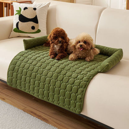 Quilted Pet Sofa Cushion | All-Season Comfort Bed for Cats & Dogs